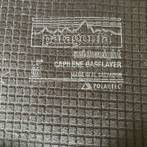 Patagonia Black Baselayer Top